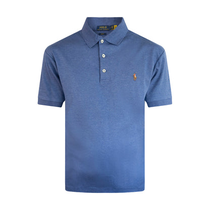 Ralph Lauren Slim Fit Polo | Blue Cotton Shirt