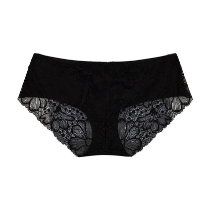 Victoria's Secret Raw Cut Hipster Black Floral Lace