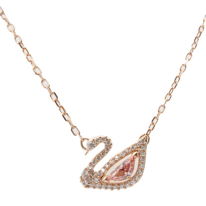 Swarovski Dazzling Swan Rose Gold Necklace 5517627
