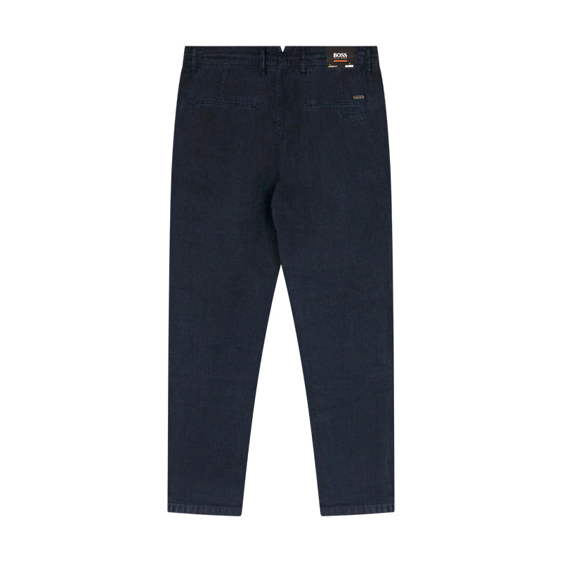 Hugo Boss Navy Tapered Trousers | Premium Fit