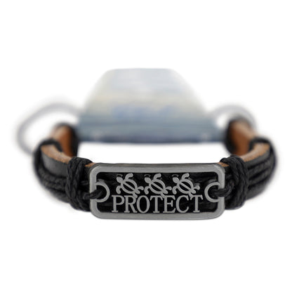 Cool Jewels Leather Protect Bracelet