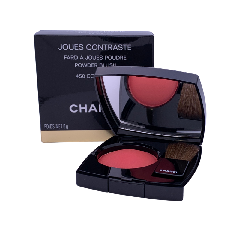 Chanel Joues Contraste Powder Blush 450 Coral Red 6g