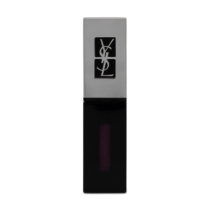 YSL Holographics Purple Glossy Liquid Lipstick Stain 503 Neon Prune