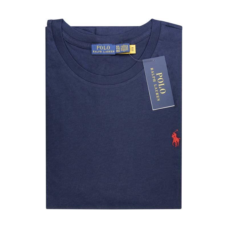 Ralph Lauren Polo Women's Cotton Jersey Crewneck T-Shirt Navy