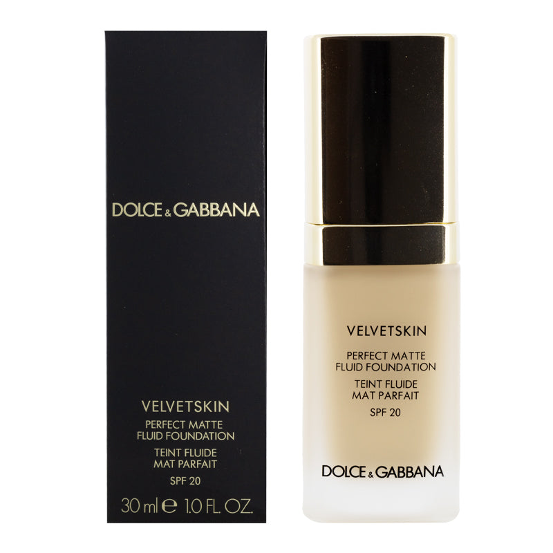 Dolce & Gabbana Velvetskin Perfect Matte Fluid Foundation 100 Natural Glow