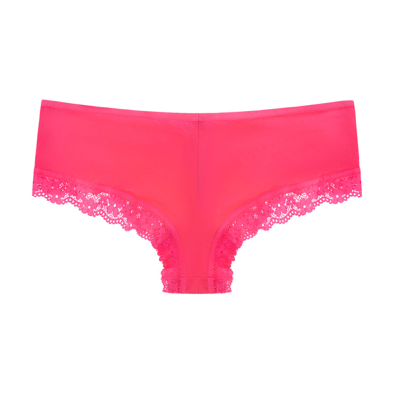 Victoria's Secret Cheeky Lace Knickers Neon Pink