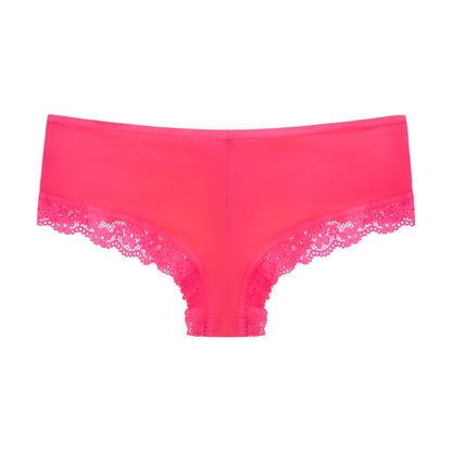Victoria's Secret Cheeky Lace Knickers Neon Pink
