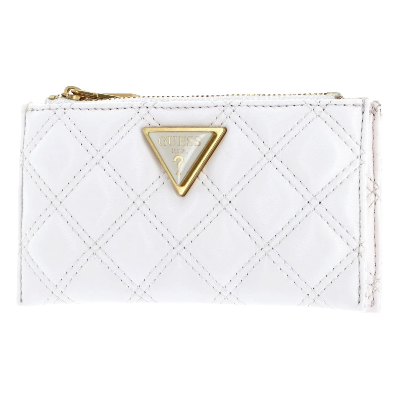 Guess Giully Quilted Purse Ivory White Women's QA874836