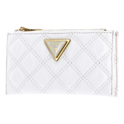 Guess Giully Quilted Purse Ivory White Women's QA874836