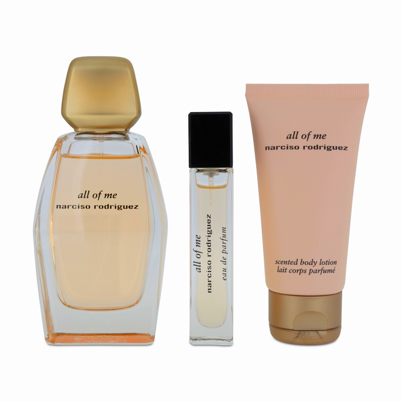 Narciso Rodriguez All Of Me 90ml & 10ml Eau De Parfum & 50ml Scented Body Lotion Gift Set
