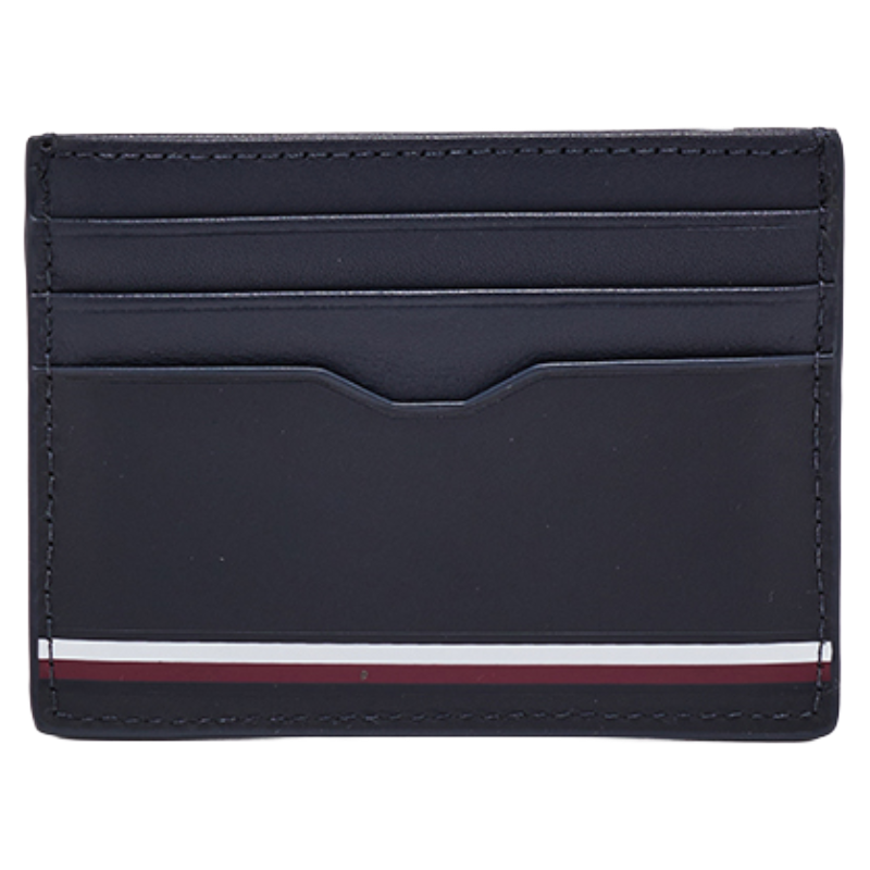 Tommy Hilfiger Central Smooth Men's Credit Card Holder Dark Blue