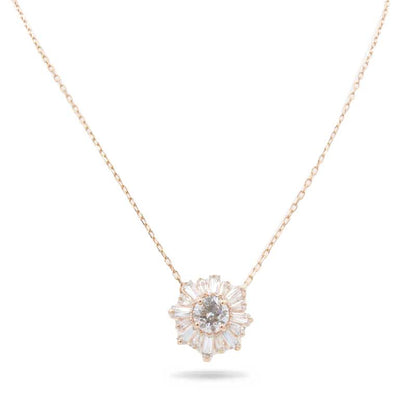 Swarovski Sunshine Pendant Sun, White, Rose-Gold Tone Plated 5492264