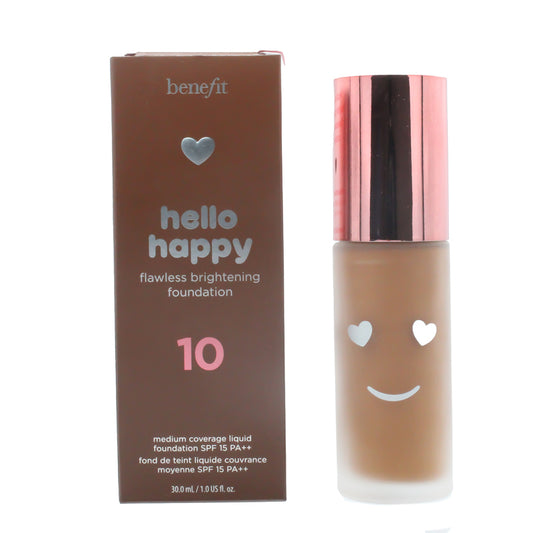 Benefit Hello Happy Flawless Liquid Foundation Shade 10