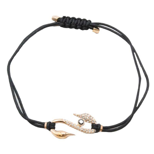 Swarovski Power Collection Hook Black Bracelet 5533508 Medium 
