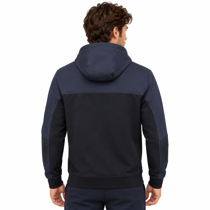 Hugo Boss Steele 406 Men's Full Zip Hoodie Dark Blue