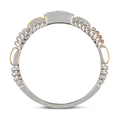 Olivia Tritone Weave Band Ring 20-6780 - Size 8