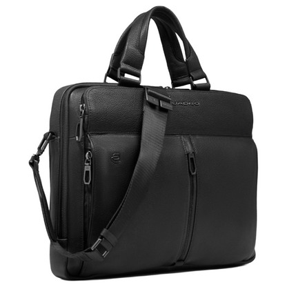 Piquadro Laptop Bag 14 inch Black Briefcase CA4098W130/N
