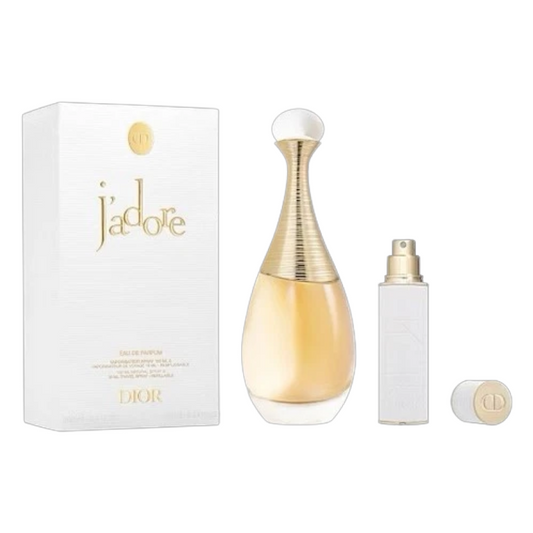 Dior J'Adore 100ml & 10ml Travel Spray Eau De Parfum Set