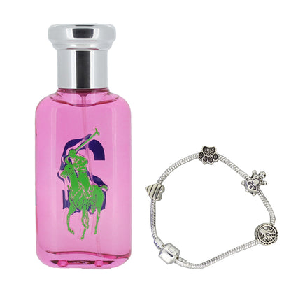 Ralph Lauren Big Pony 2 50ml Eau De Toilette & Charm Bracelet Set
