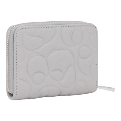 Tous Greta Leather Coin Purse Grey