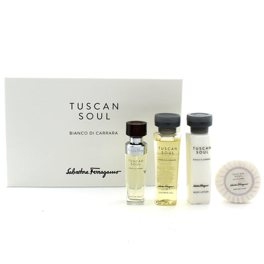 Salvatore Ferragamo Tuscan Soul Bianco Di Carrara EDT Unisex Gift Set
