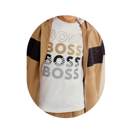 Hugo Boss Kid's T-Shirt | Cotton Comfort | Logo Print