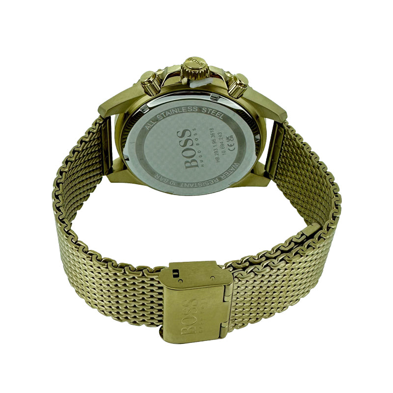 Hugo Boss Gold Men's Watch Chronograph Admiral 1513906 Shop Now