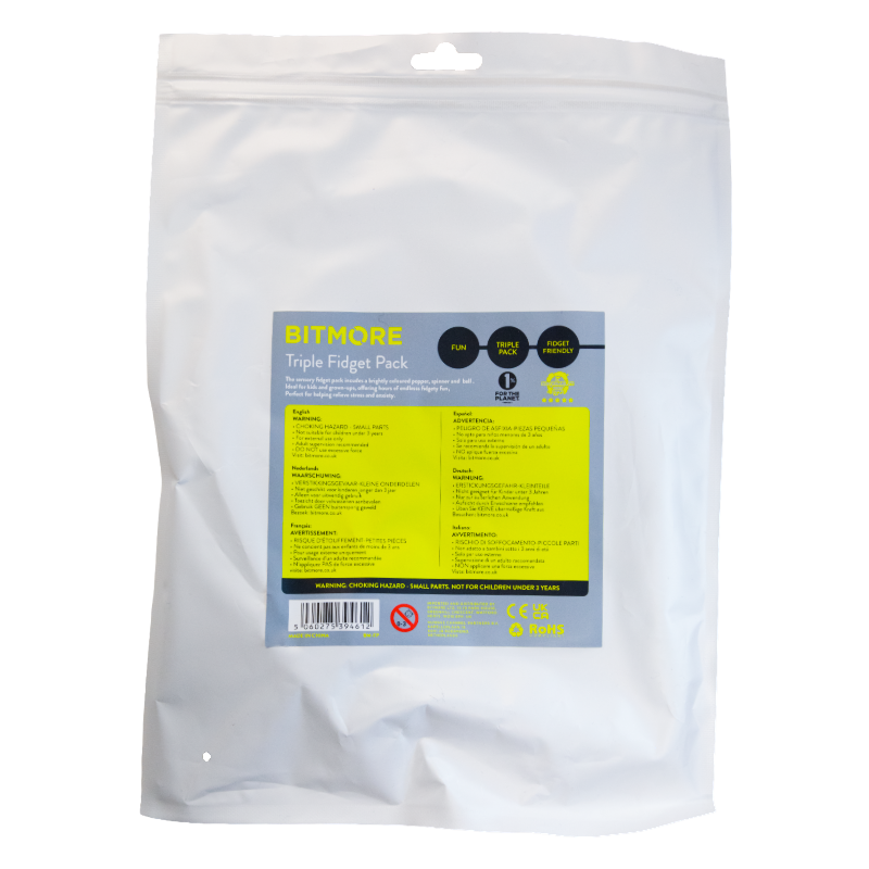 Bitmore Triple Fidget Toy Pack