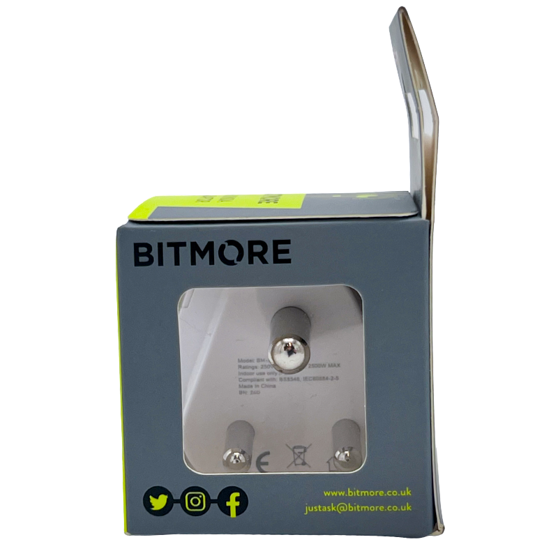 Bitmore UK/India Plug Adaptor