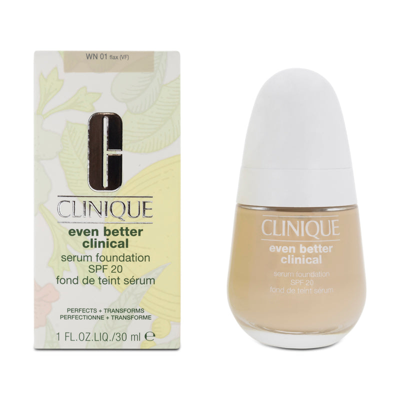 Clinique Even Better Serum Foundation WN 01 Flax (Blemished Box)