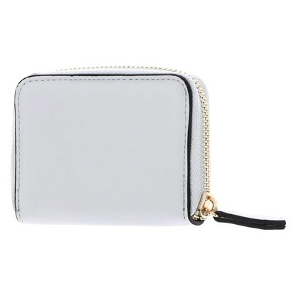 Mario Valentino Neasy Re Zip Top Wallet Purse Grey