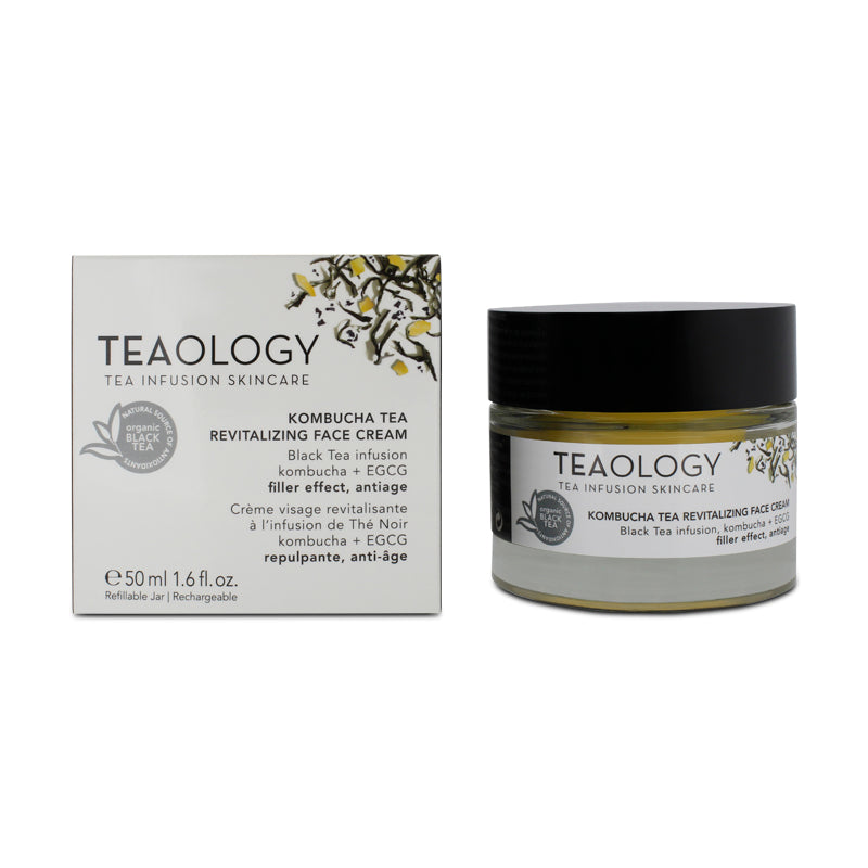 Teaology Kombucha Tea Revitalising Face Cream 50ml (Blemished Box)