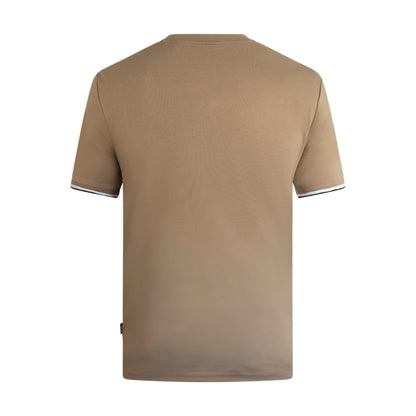 Hugo Boss T-Shirt | Dark Beige | Discounted Designer Wear