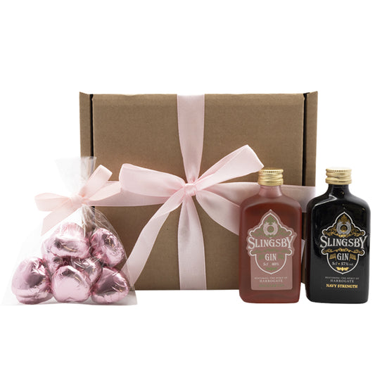 Slingsby Navy Strength Rhubarb Gin & Truffles Gift Set
