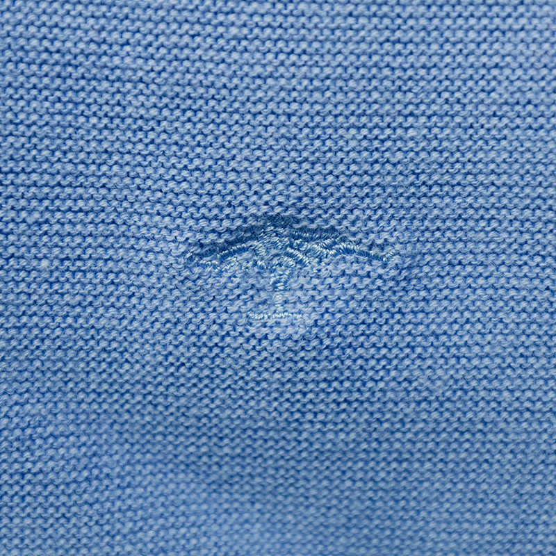 Fynch Hatton Knitted Women's V-Neck Jumper Sky Blue