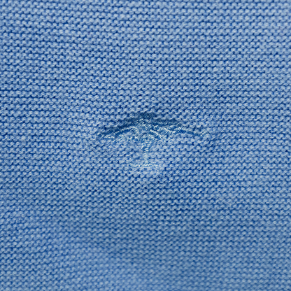 Fynch Hatton Knitted Women's V-Neck Jumper Sky Blue