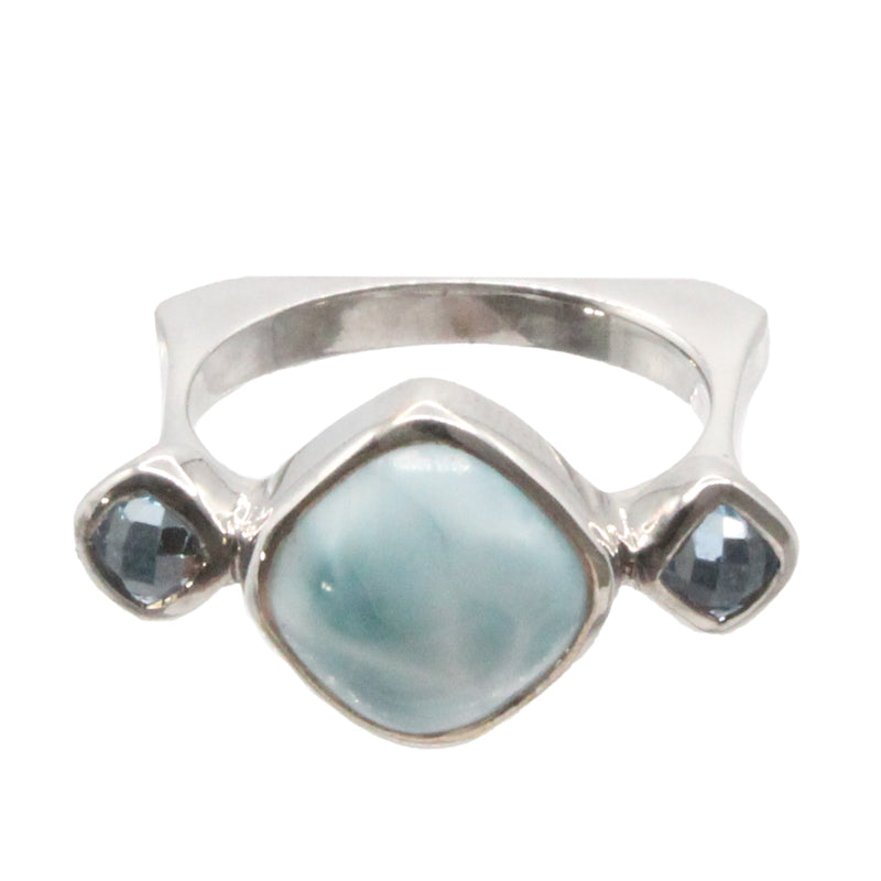 Marahlago Atlantic Ring Larimar Blue Size 7