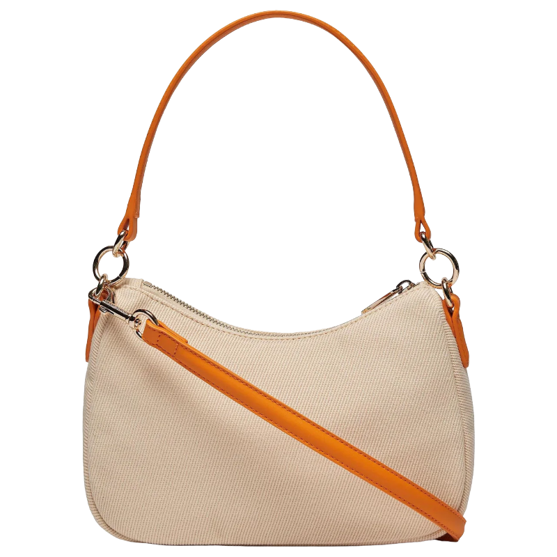 Tommy Hilfiger Women's Shoulder Bag Beige/Orange AW0AW16111
