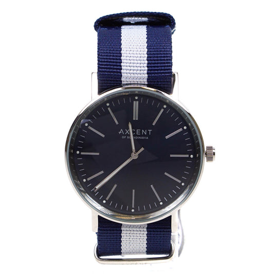 Blue & White Watch Mens Ladies by Axcent Of Scandinavia  X68004-24