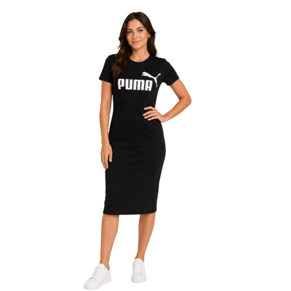 Puma Women's Slim T-Shirt Dress Black