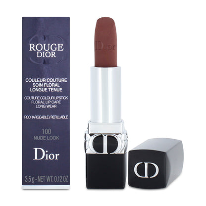 Dior Rouge Lipstick 100 Nude Look Velvet