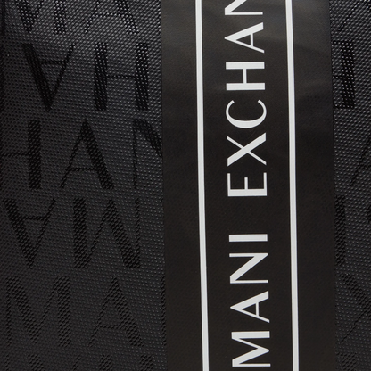 Armani Exchange Flat Crossbody Handbag Messenger Bag Black CC831 