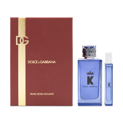 Dolce & Gabban K Pour Homme 100ml & 10ml Eau De Parfum Travel Gift Set