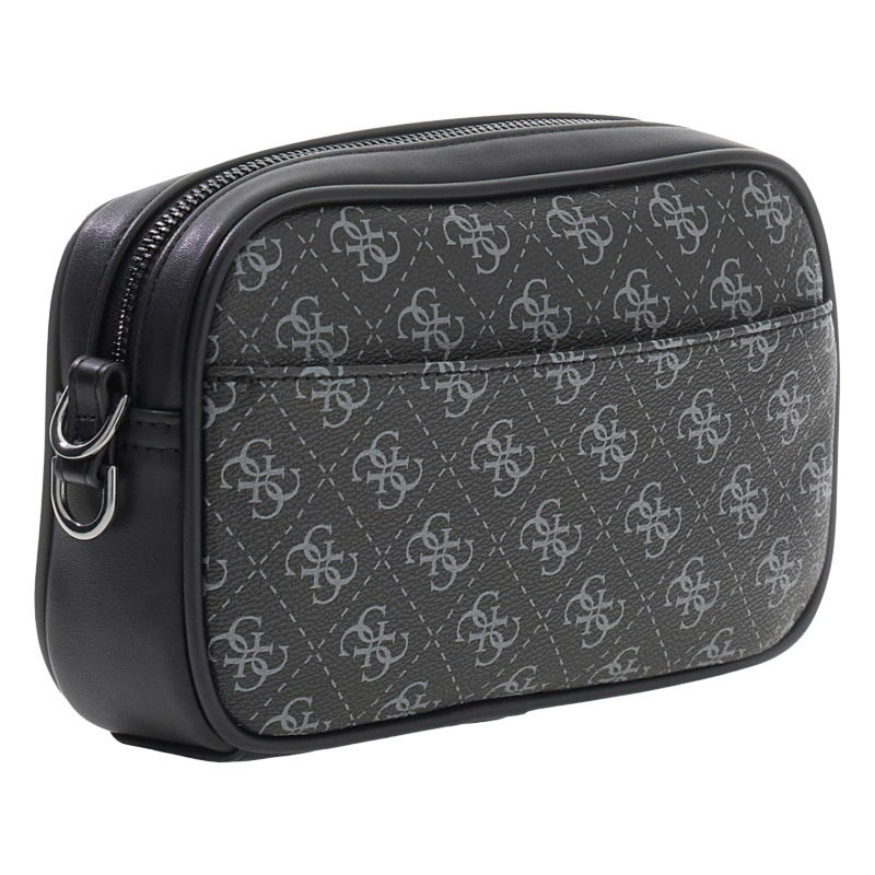 Guess Men's Milano Logo Crossbody Bag Black 