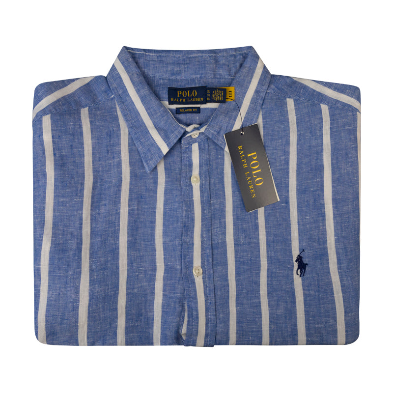 Ralph Lauren Striped Linen Shirt | Relaxed Fit