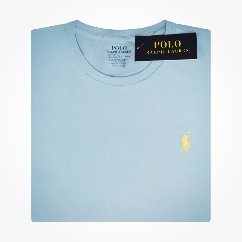 Ralph Lauren Polo Men's Custom Slim Fit T-Shirt Blue