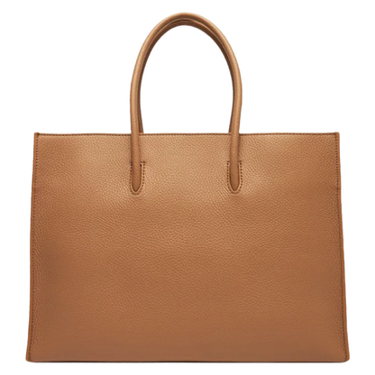 Coccinelle Women's Myrtha Maxi Log Handbag Noir 100% Cowhide Beige