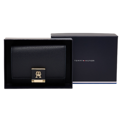 Tommy Hilfiger Heritage Medium Flap Wallet Navy Blue Women's