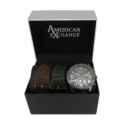 American Exchange Men's Watch Interchangeable Straps 5321 *Ex-Display*