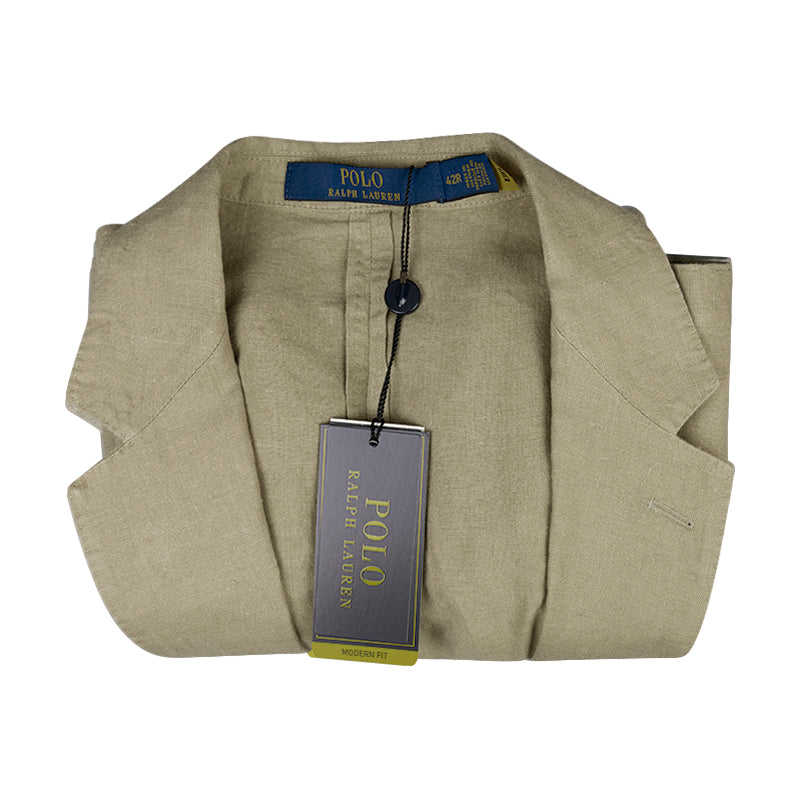 Ralph Lauren Polo Linen Blazer Beige Men's